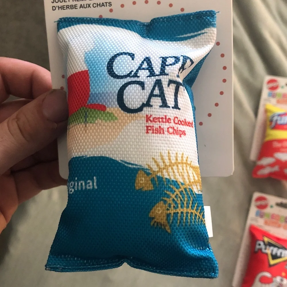 Fun Food Gimmick Cat Toys with Cat Nip